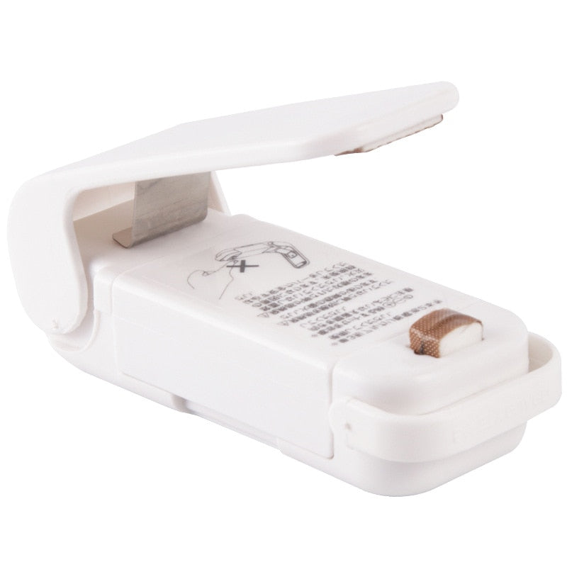 Heating Snack Sealing Machine Sealed Packaging Food Bags Heat Sealer Handheld Holder Food Saver Storage Kitchen Accessories