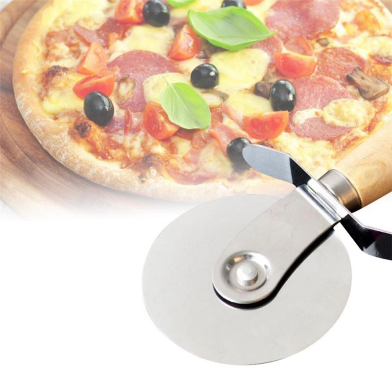 Hot Stainless Steel Pizza Single Wheel Cut Tools Diameter 6.6CM Household Pizza Knife Cake Tools Wheel Use For Waffle Cookies