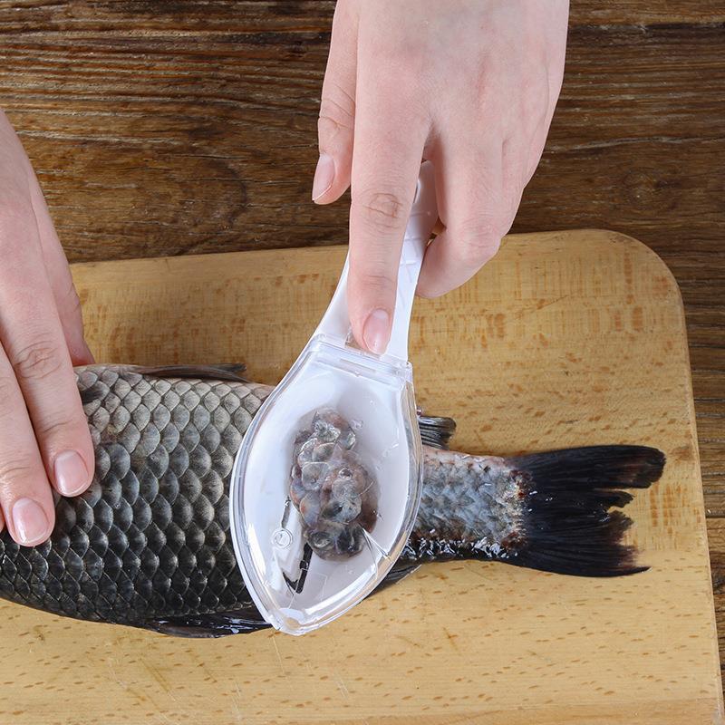 Fish Scale Skin Brush Scraping Fish Brush Grater Quick Disassembly Fish Knife Cleaning Peeling Skin Scraper Fish Scaler Remover