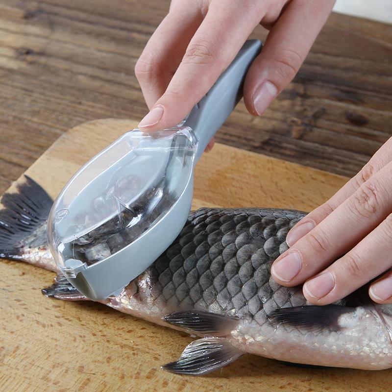 Fish Scale Skin Brush Scraping Fish Brush Grater Quick Disassembly Fish Knife Cleaning Peeling Skin Scraper Fish Scaler Remover