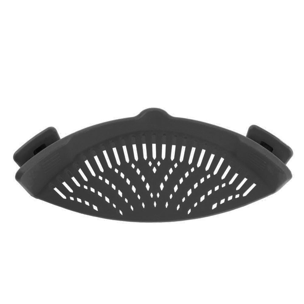Universal Silicone Clip-on Pan Pot Strainer Anti-spill Pasta Pot Strainer Food Grade Rice Fruit Colander Strainer KC0111