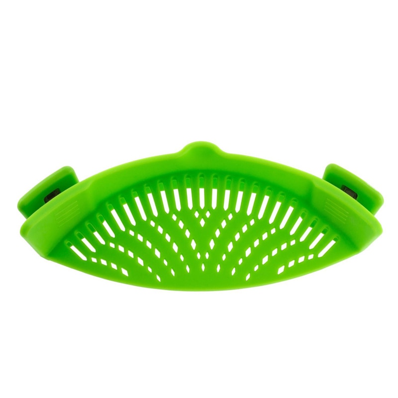 Universal Silicone Clip-on Pan Pot Strainer Anti-spill Pasta Pot Strainer Food Grade Rice Fruit Colander Strainer