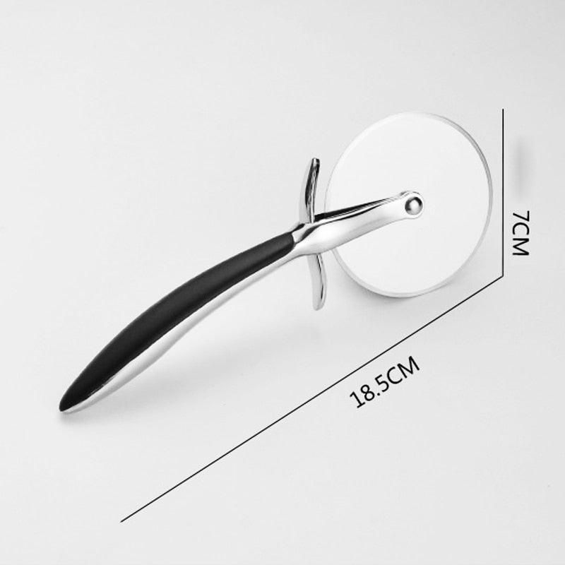Wind Flower Pizza Cutter Stainless Steel Pizza Knife Cake Bread Pies Round Knife Pastry Pasta Dough Kitchen Baking Tools