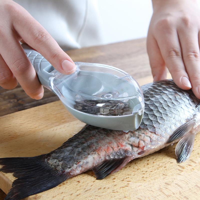 Fish Scale Skin Brush Scraping Fish Brush Grater Quick Disassembly Fish Knife Cleaning Peeling Skin Scraper Fish Scaler Remover