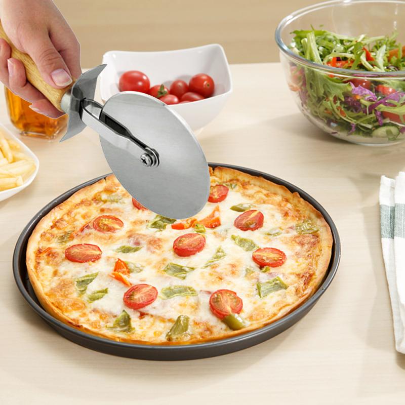 Hot Stainless Steel Pizza Single Wheel Cut Tools Diameter 6.6CM Household Pizza Knife Cake Tools Wheel Use For Waffle Cookies