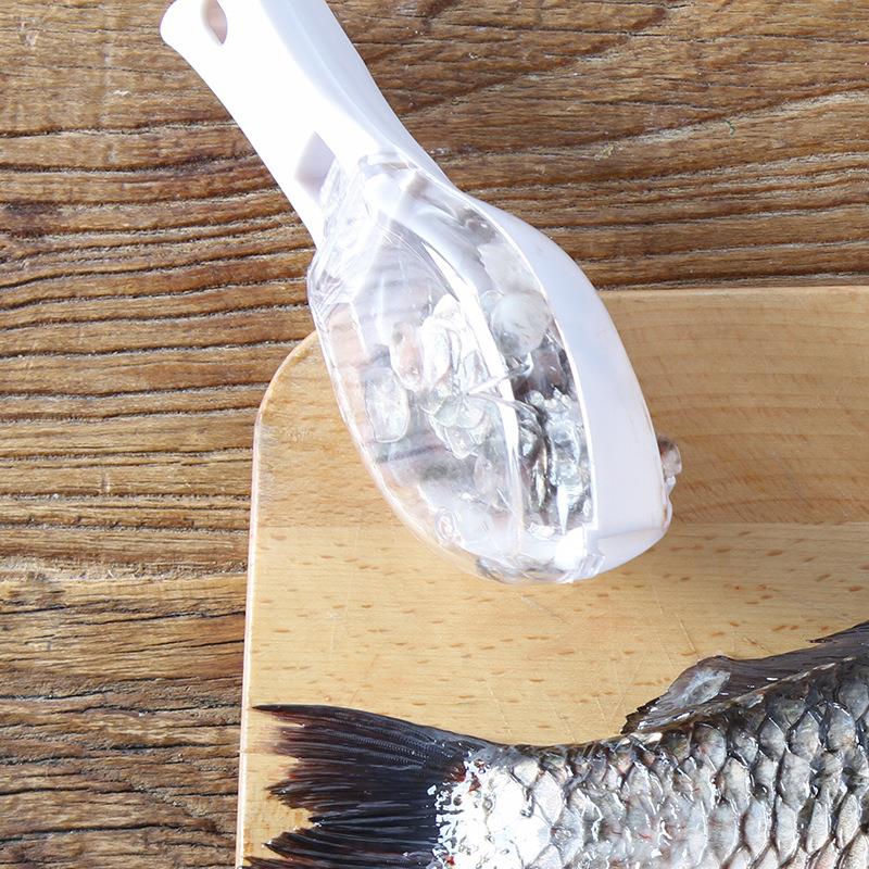 Fish Scale Skin Brush Scraping Fish Brush Grater Quick Disassembly Fish Knife Cleaning Peeling Skin Scraper Fish Scaler Remover