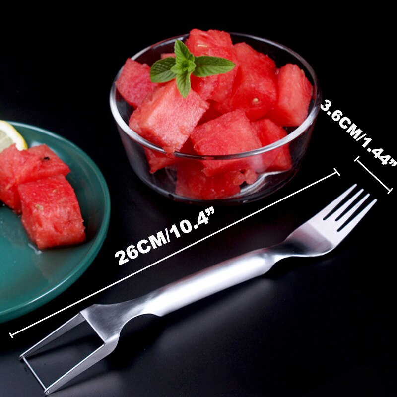 Watermelon Cutter Home Gadgets Stainless Steel Watermelon Artifact Slicing Knife Corer Fruit And Vegetable Kitchen Accessories