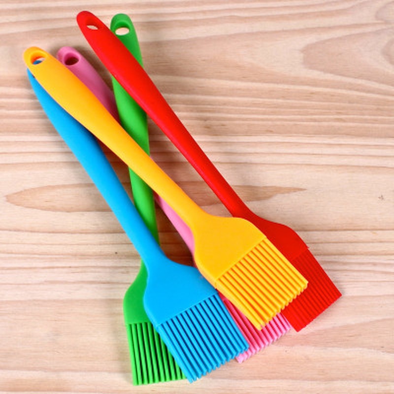 1PCS Silicone BBQ Oil Brush Basting Brush DIY Cake Bread Butter Baking Brushes Kitchen Cooking Barbecue Accessories BBQ Tools