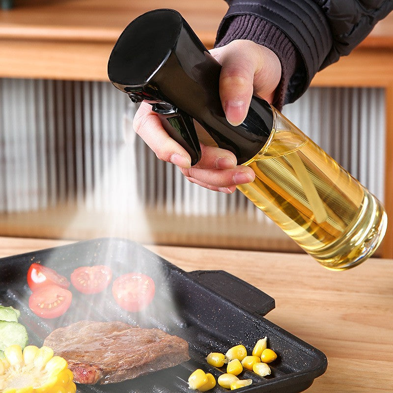 Kitchen Oil Spray Bottle Olive Oil Dispenser Baking Air Fryer Barbecue Cooking Soy Sauce Vinegar Sprayer Utensils Kitchen Gadget