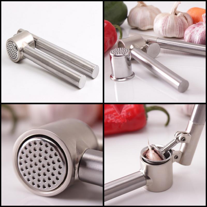 Super Stanless Steel Hand Squeeze Juicer Garlic Press Crusher Ginger Squeezer Slicer Masher Kitchen Gadgets