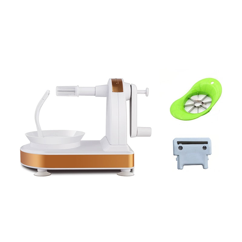 Hand-cranked Multifunctional Apple Peeler Machine Home Fruit Peeler With Apple Slicer Corer Cutter For Kitchen Convenience