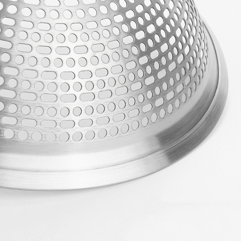 304 Stainless Steel Skimmer Strainer Colander Mesh Deep Fryer Oil Frying Scoop Noodles Dumpling Sieve Kitchen Tools Kitchenware